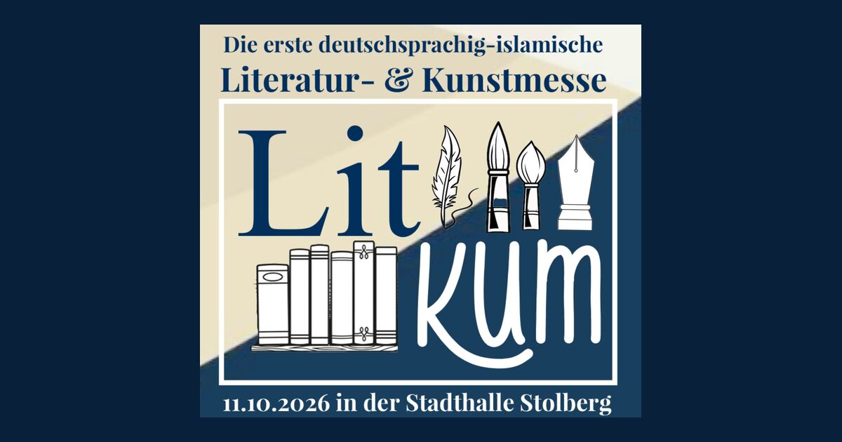 LitKuM 2026, Literatur- und Kunstmesse am 11. Oktober 2026 in der Stadthalle Stolberg