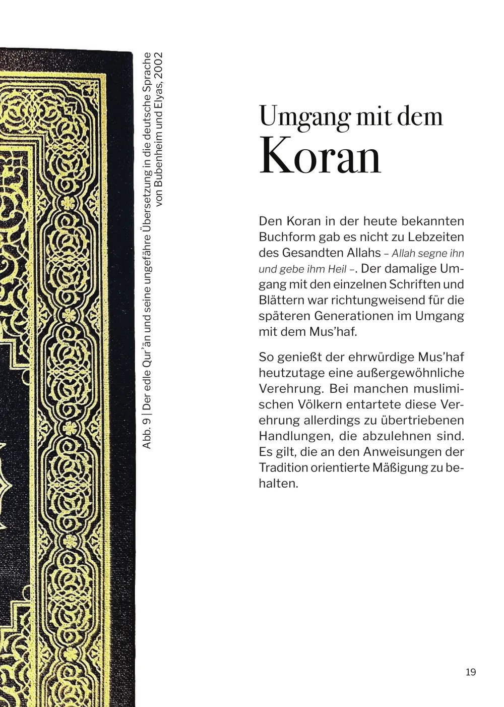 Seite 19 von Begrifflichkeit & richtiger Umgang mit dem Koran