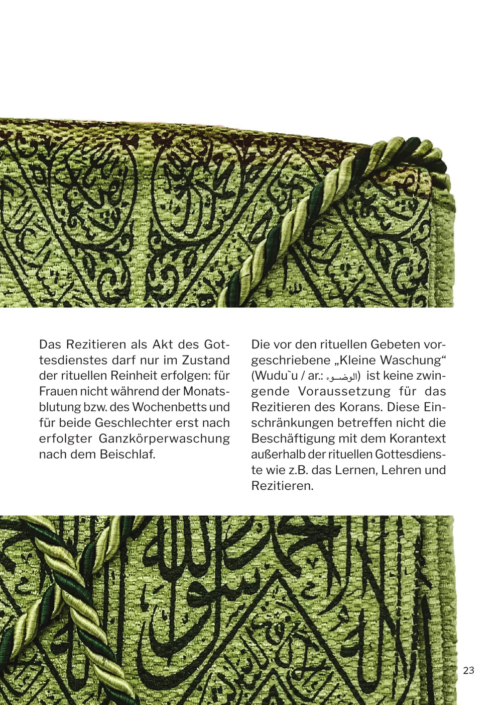 Seite 23 von Begrifflichkeit & richtiger Umgang mit dem Koran