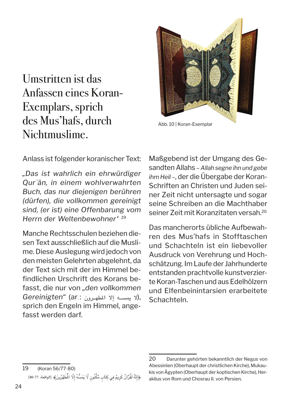 Seite 24 von Begrifflichkeit & richtiger Umgang mit dem Koran