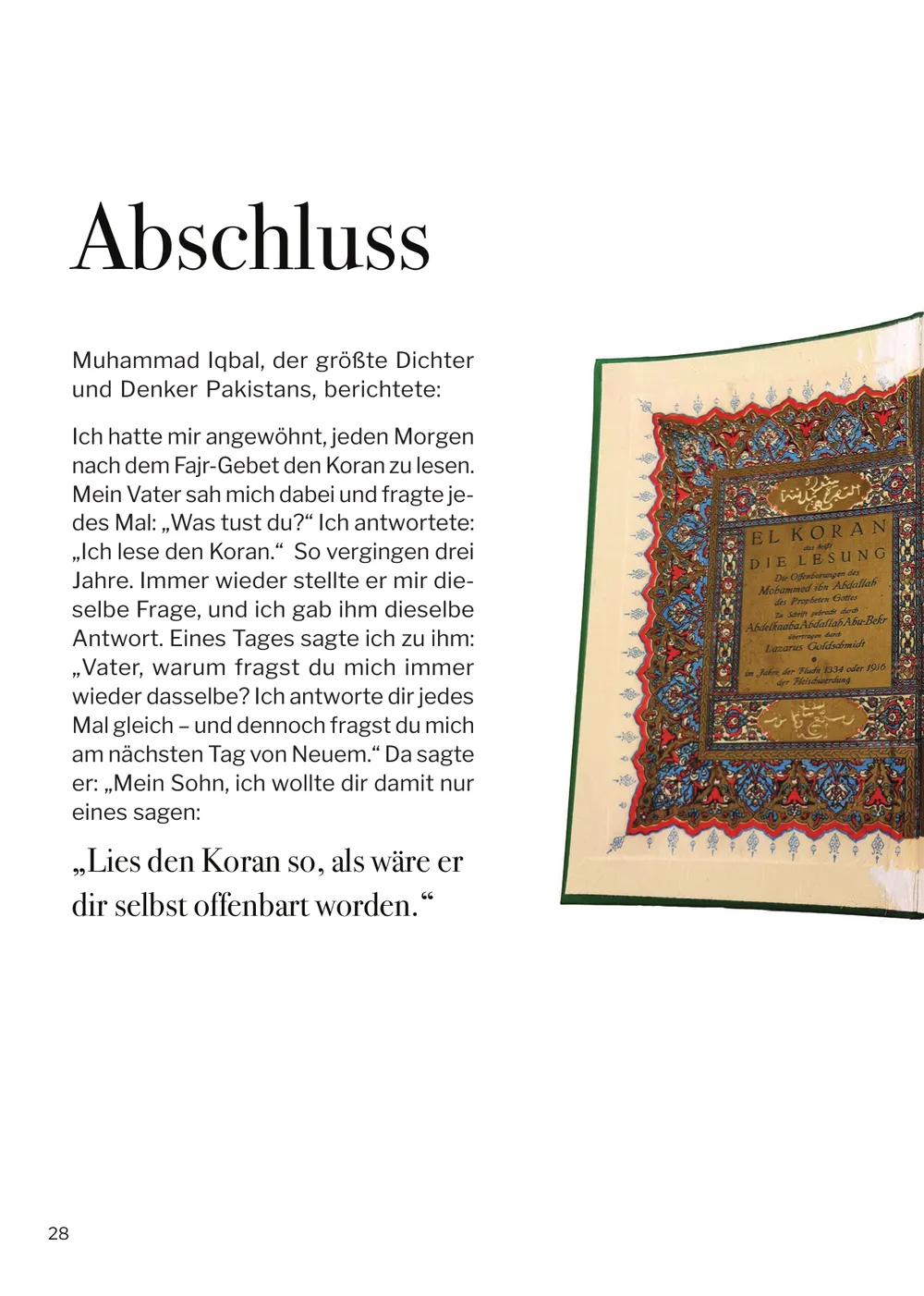Seite 28 von Begrifflichkeit & richtiger Umgang mit dem Koran