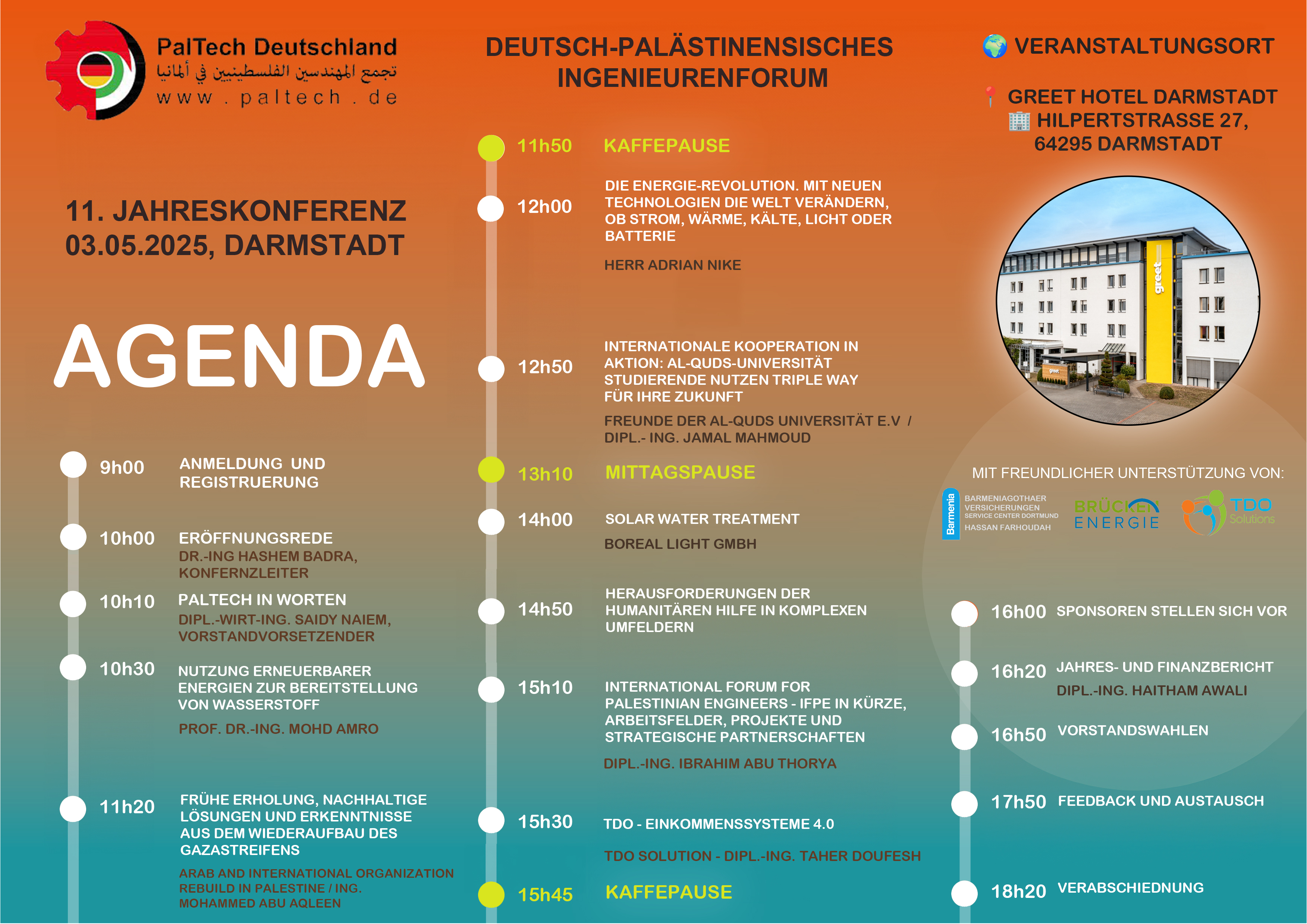 Paltech 11. Jahreskonferenz in Gießen