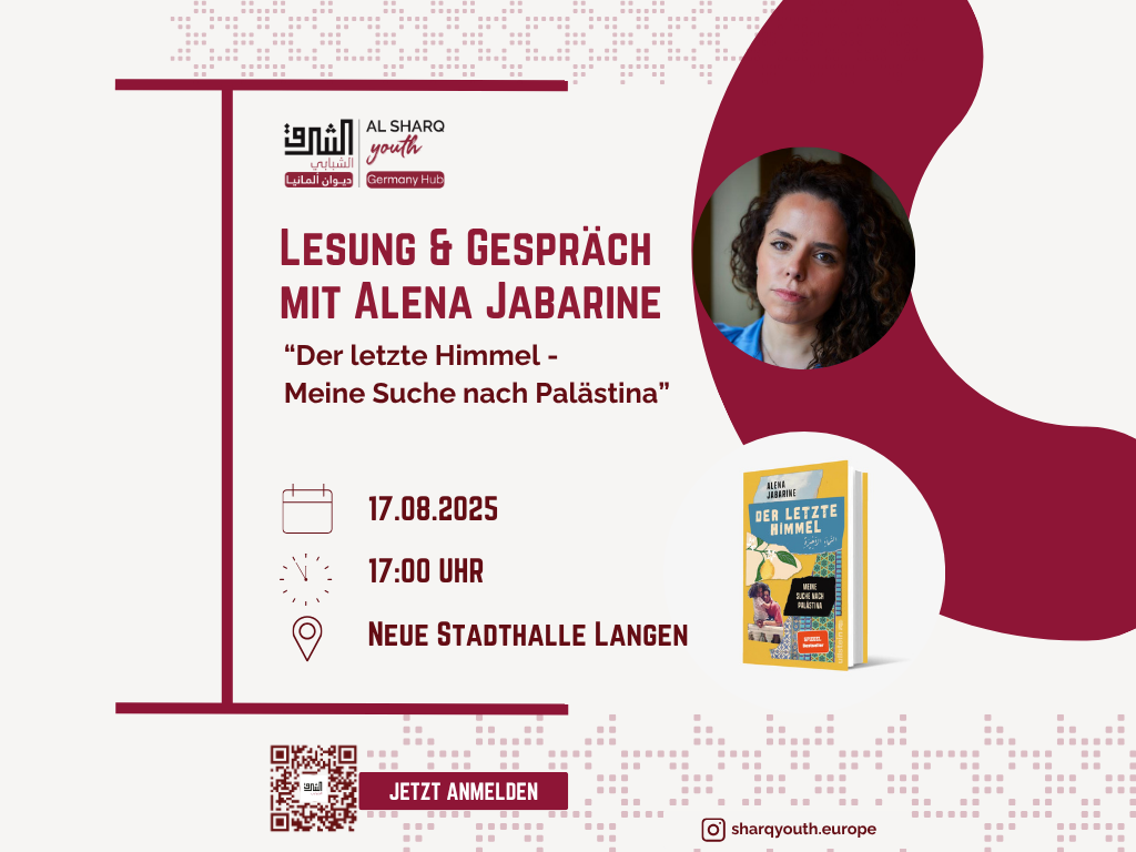 Ticket: Lesung mit Alena Jabarine in Frankfurt am Main