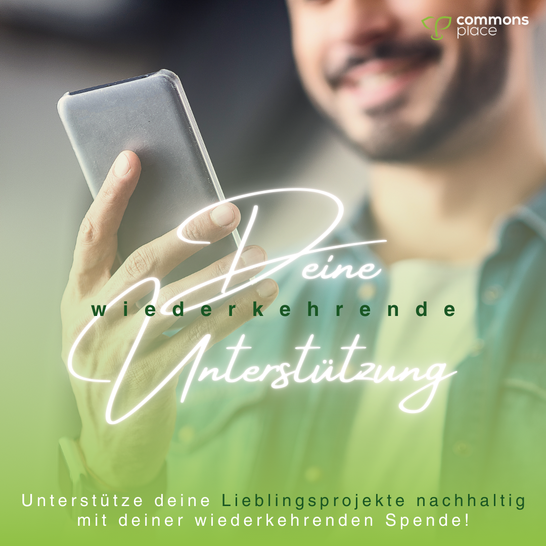 Beständigkeit der guten Taten durch wiederkehrende Unterstützungen auf commonsplace