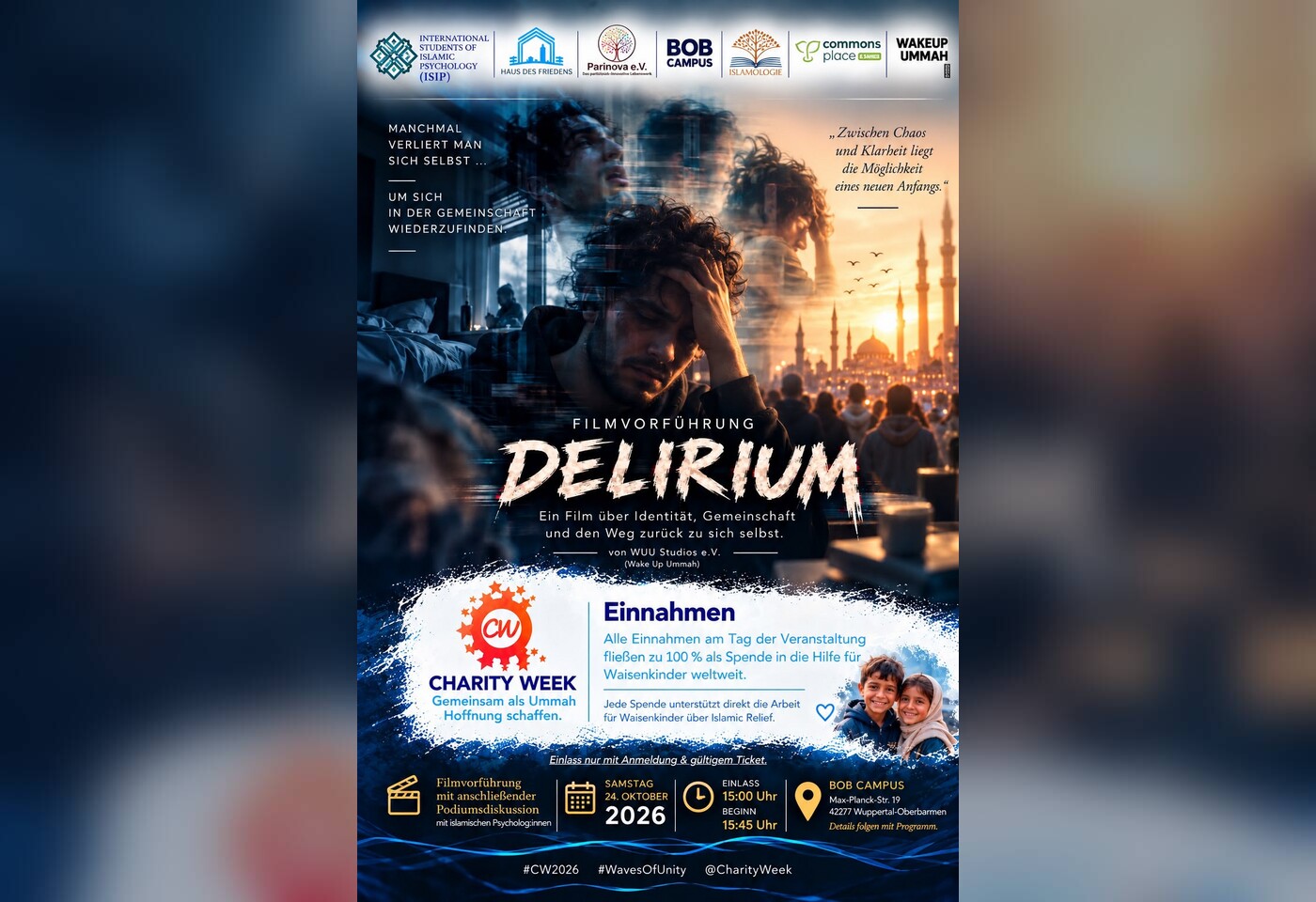 Filmvorführung „Delirium“ mit Podiumsgespräch in Wuppertal