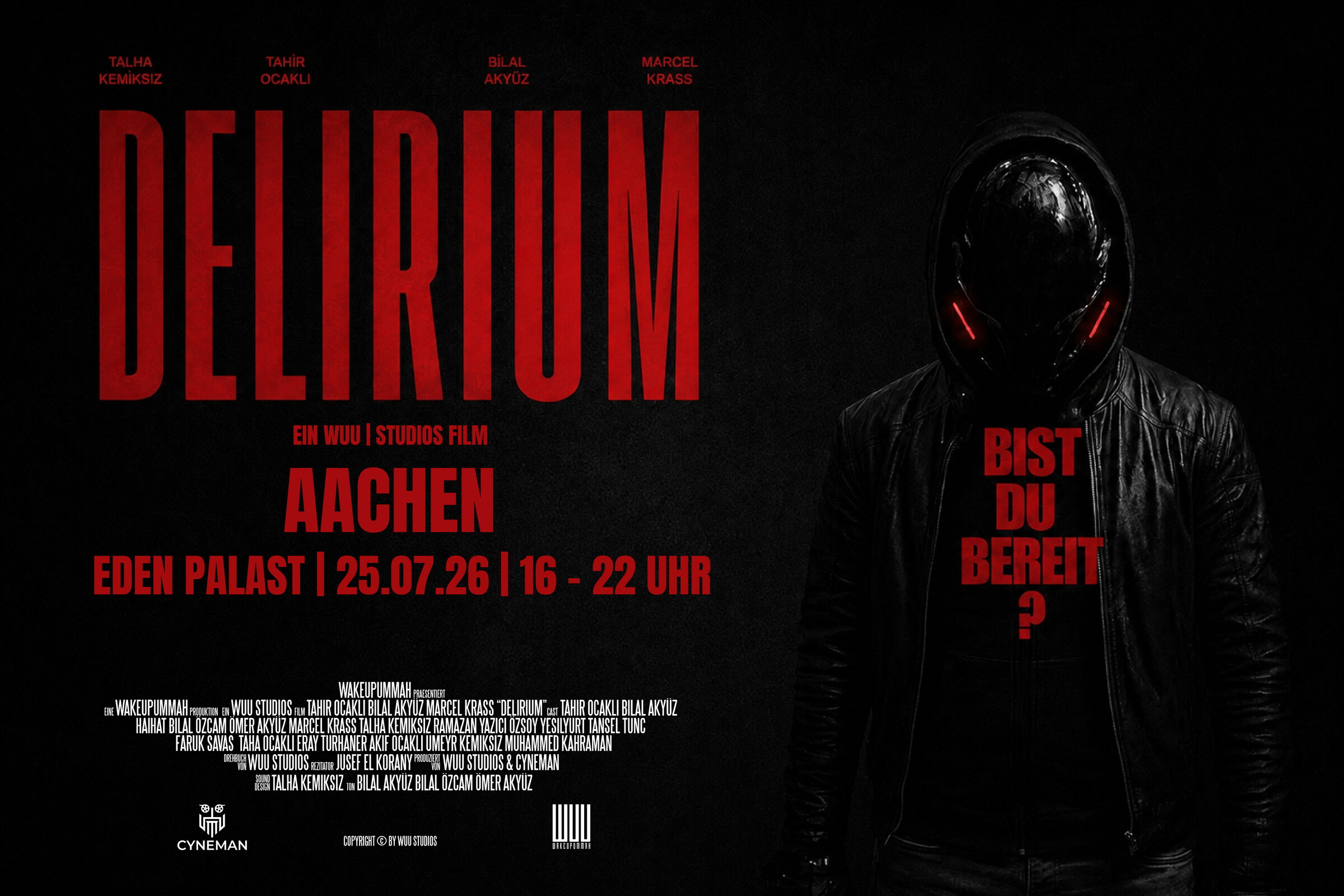 🎬 Delirium – Muslimischer Film auf der Leinwand in Aachen am 25.07.26