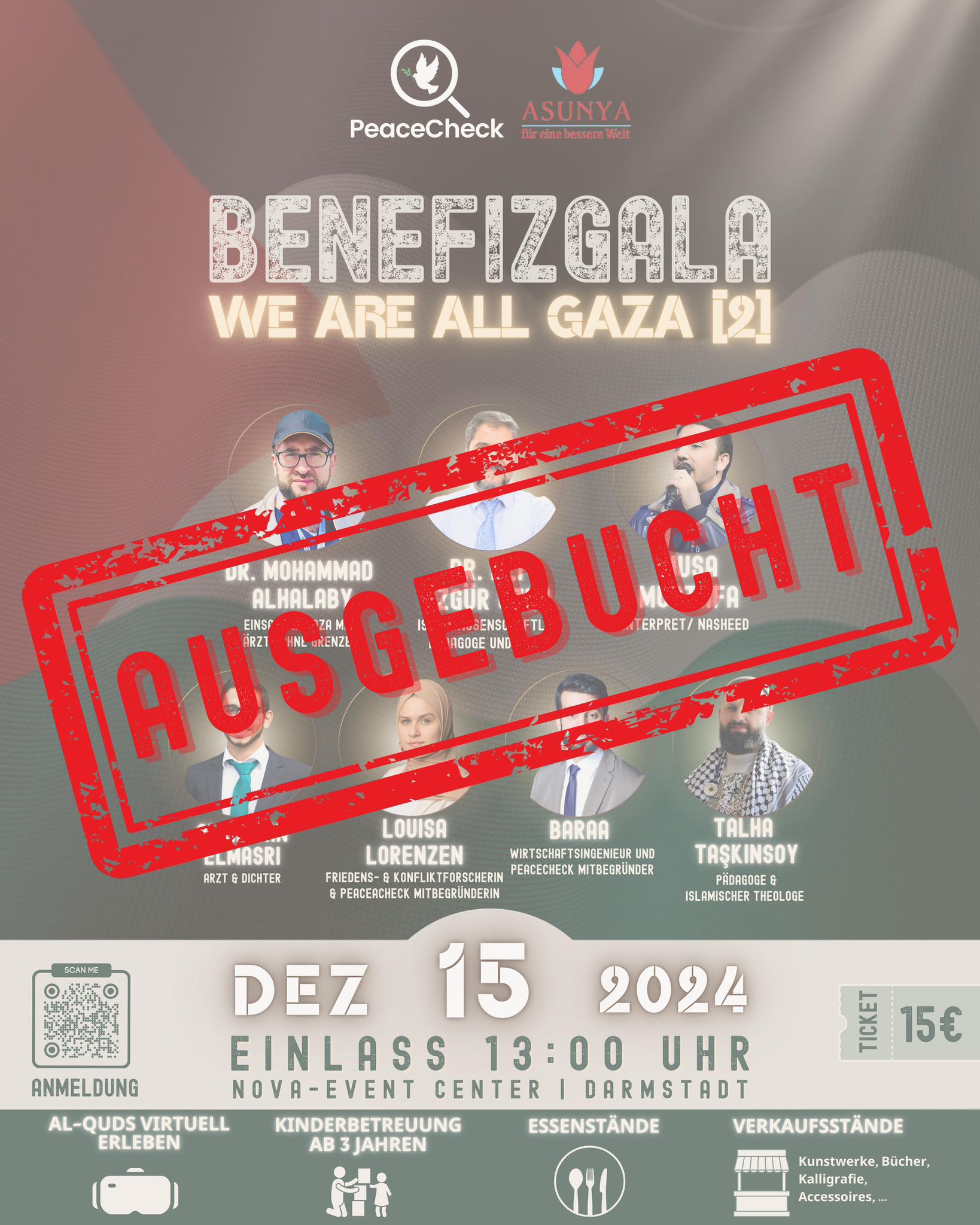 Benefizgala "We are all Gaza [2]" in Darmstadt